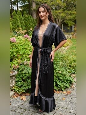 Free People Intimately Moonbeams Satin Robe